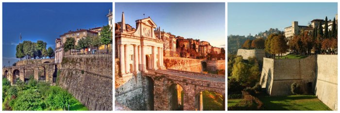 Mura venete città alta Bergamo - visitare Bergamo in un weekend