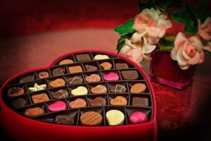 San Valentino a Bergamo cuore di cioccolato